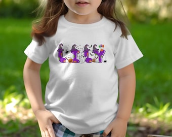 Personalized Kids Halloween Name PNG SVG - Spooky Toddler Design (Digital Download)