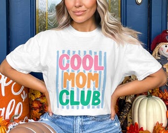 Mom Club Retro Design, Mother's Day Shirt Graphic (Digital Download)