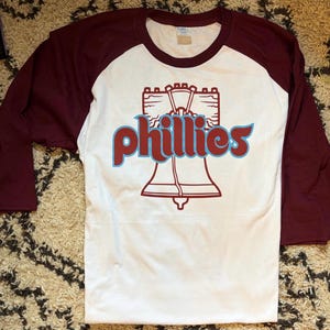 Philadelphia Phillies Baseball 3/4 Sleeve Tee