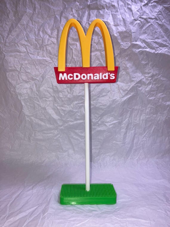 3D Printed: Mcdonald's Sign - Etsy