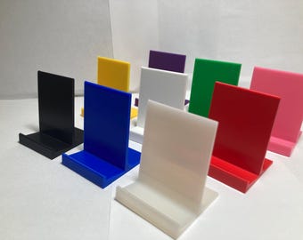 Colored Media Display Stand, DVD Blu-ray Organizer (Pack of 6)