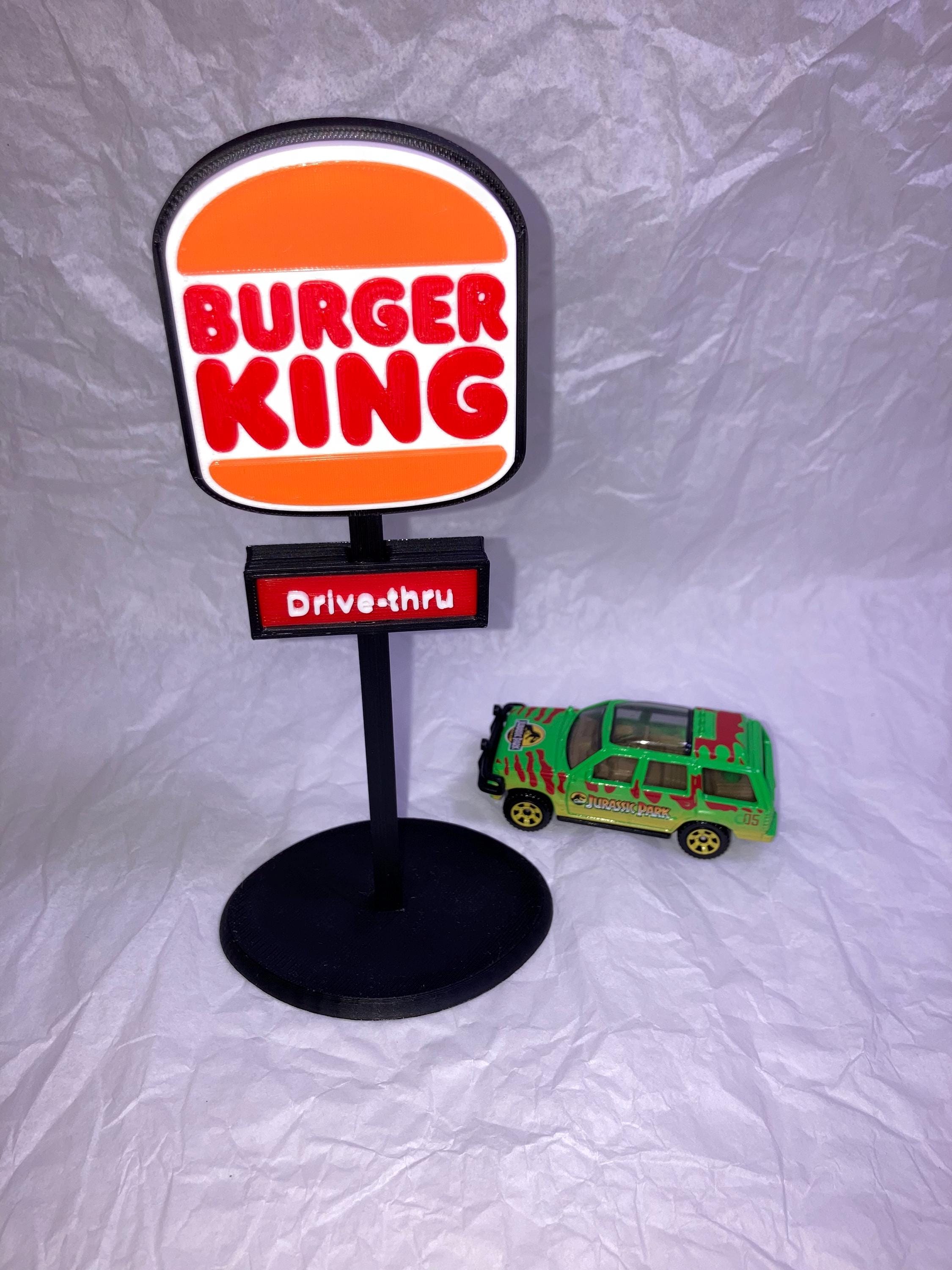 3D Printed: Burger King Sign - Etsy