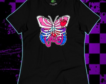 Gutter-Fly Rocker Doctor - Camiseta emo para mujer