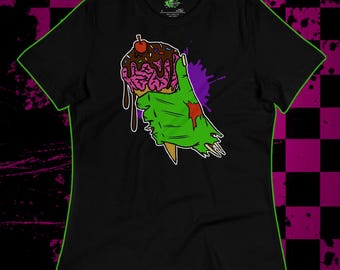 Ice-Scream Rocker Doctor Womens Scene Emo Shirt