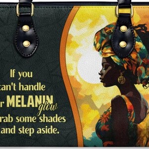Cartera de cuero: si no puedes soportar nuestro brillo de melanina