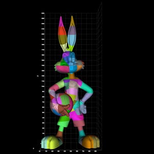 Bugz Bunny a grandezza naturale nello spazio
