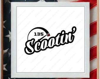 Scootin' Sticker - FREE Random Bonus Stickers With Every Order