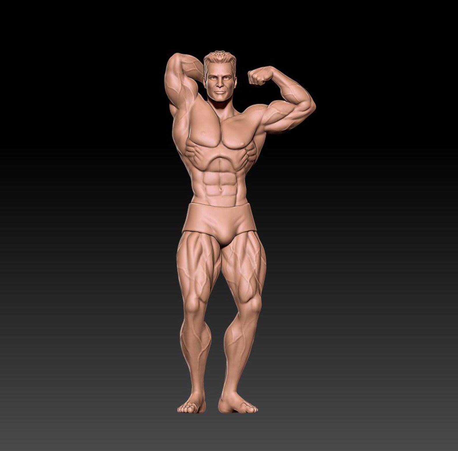 Sport Man Bodybuilder 3D MODEL STL File for 3D Printing - Etsy