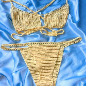 Crochet Bikini Pattern Set (PDF Download) | Butter Bikini | Made to size & Size recommendations