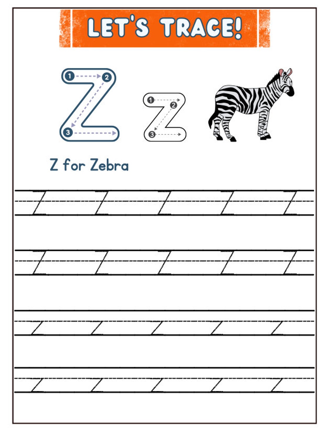 Printable Alphabets and Numbers Tracing Worksheets Prek and