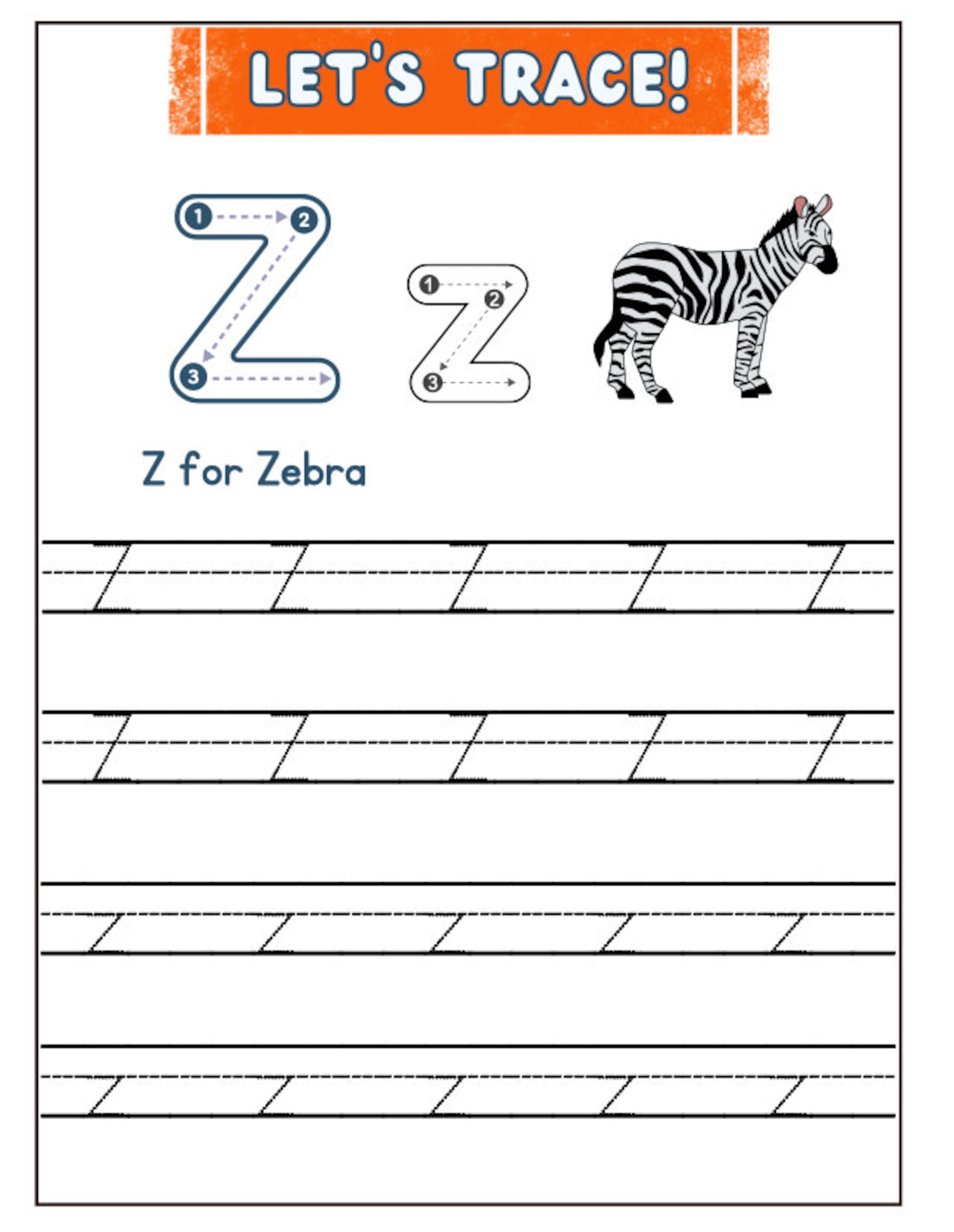 Printable Alphabets and Numbers Tracing Worksheets Pre-k and ...
