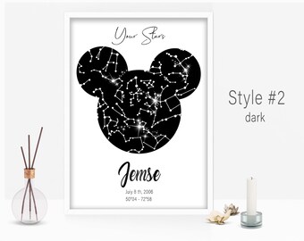 kids wall art | Personalized | Gifts for Birthday| Custom KIDS Art | Digital and Prints, Astrology Print