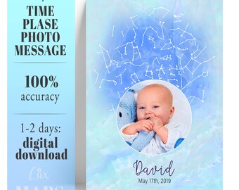 kids wall art!, custom star map, star map poster, star map kids, gifts for kids, custom map gift, night sky map, sentimental gifts