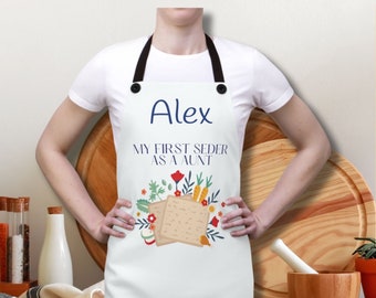 Personalized Apron, Passover Matzah Chef Apron, Cute Pesach Apron, Funny Apron, Unisex Apron, Gifts for Passover