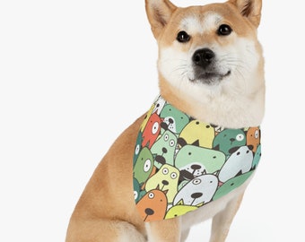Adjustable Polyester Pet Bandana Collar, Furry Friend, Dog Bandana, Colorful Dogs, Pet Mom Gifts, Dogs, Cats,