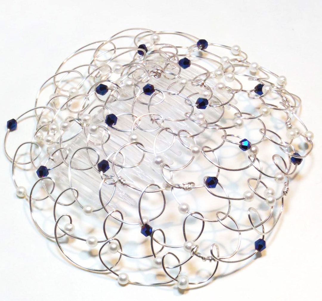 Womens Kippah Wire Beaded Kippot Bat Mitzvah Metal Etsy