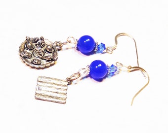 Passover Gifts - Matzah Earrings - Seder Plate - Passover Jewelry