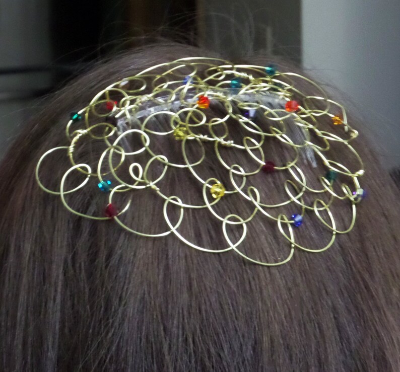 Beaded Wire Kippah for Women Bat Mitzvah Kippot Synagogue Etsy