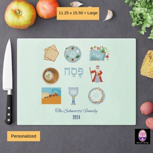 Passover Symbols Napkins, Passover Décor, Happy Passover Cloth Dinner Napkins, Passover Seder Gifts, Housewarming Gifts, Newlywed Gifts image 6