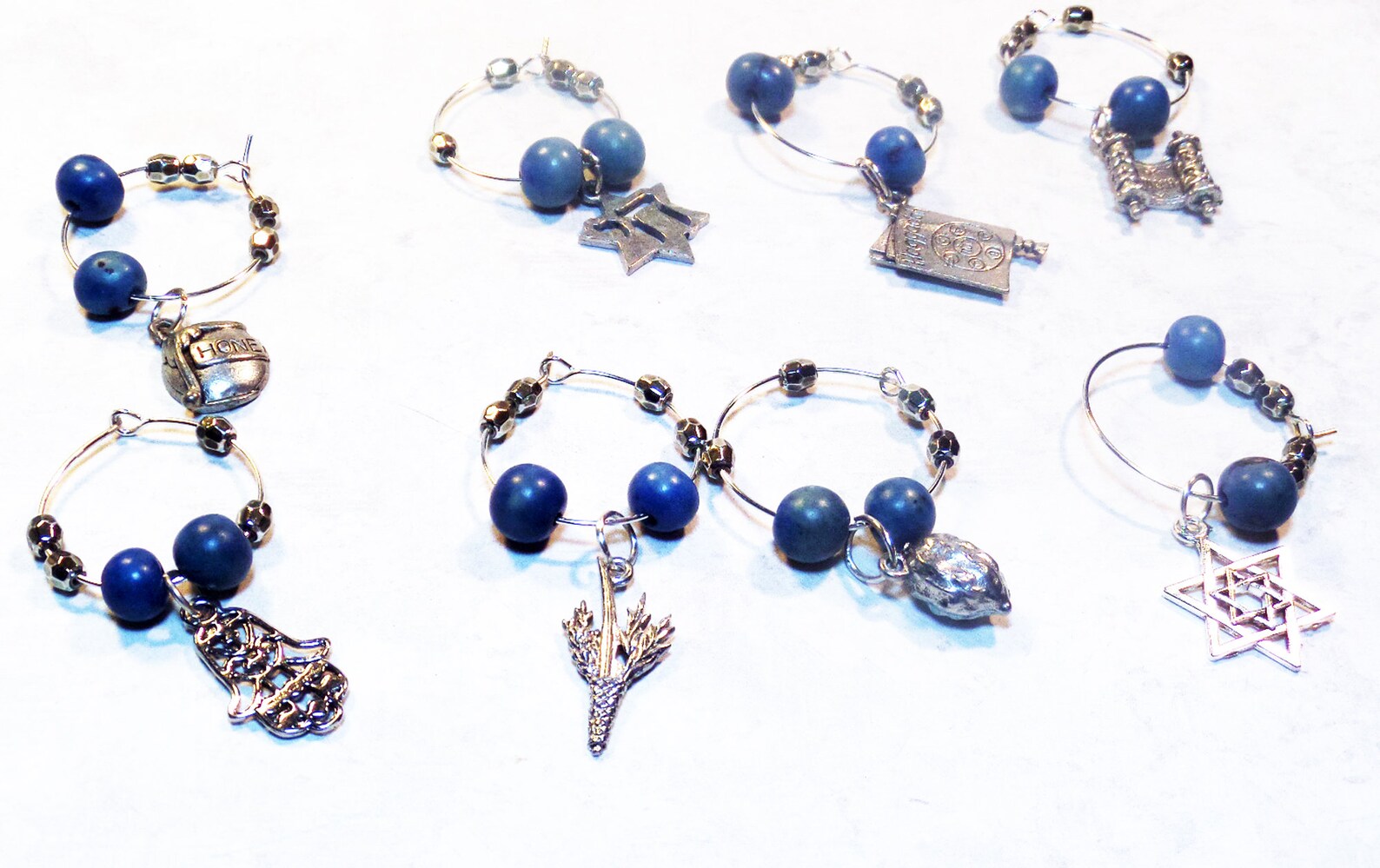 Jewish Wine Charms Wine Glass Wine Charms Coffee Cup Etsy