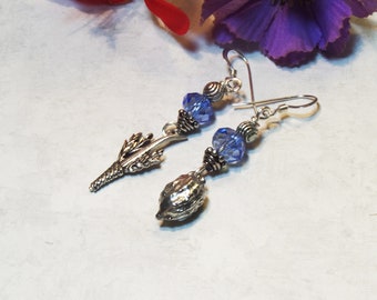 Jewish Earrings - Sukkot Earrings - Lulav and Etrog Earrings - Jewish Jewelry - Jewish Holiday Jewelry -