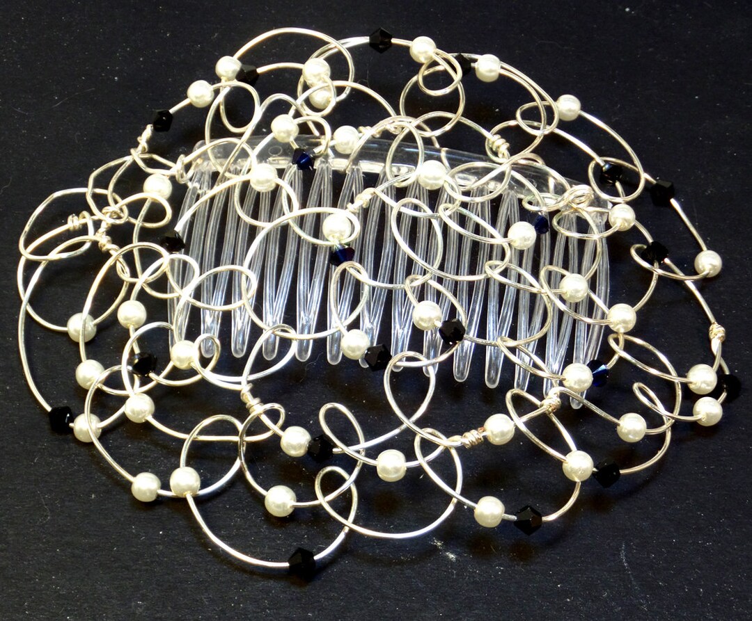 Wire Kippah Wire Beaded Kippot Bat Mitzvah Yom Tov Silver Etsy Norway
