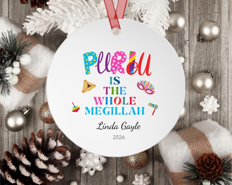 Adorno personalizado de Purim, máscara simbólica de Grager, decoración para el hogar de la festividad judía. Megillah