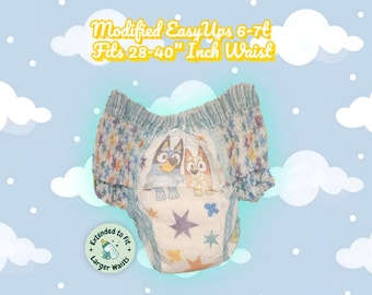 Modifizierte Pampers EasyUps 6-7t ( passt 72cm - 102cm Taille )