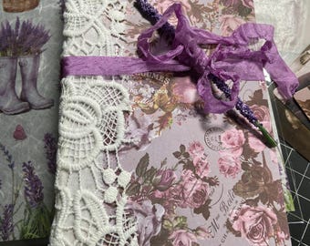 Kits de diario hechos a mano, libros efímeros