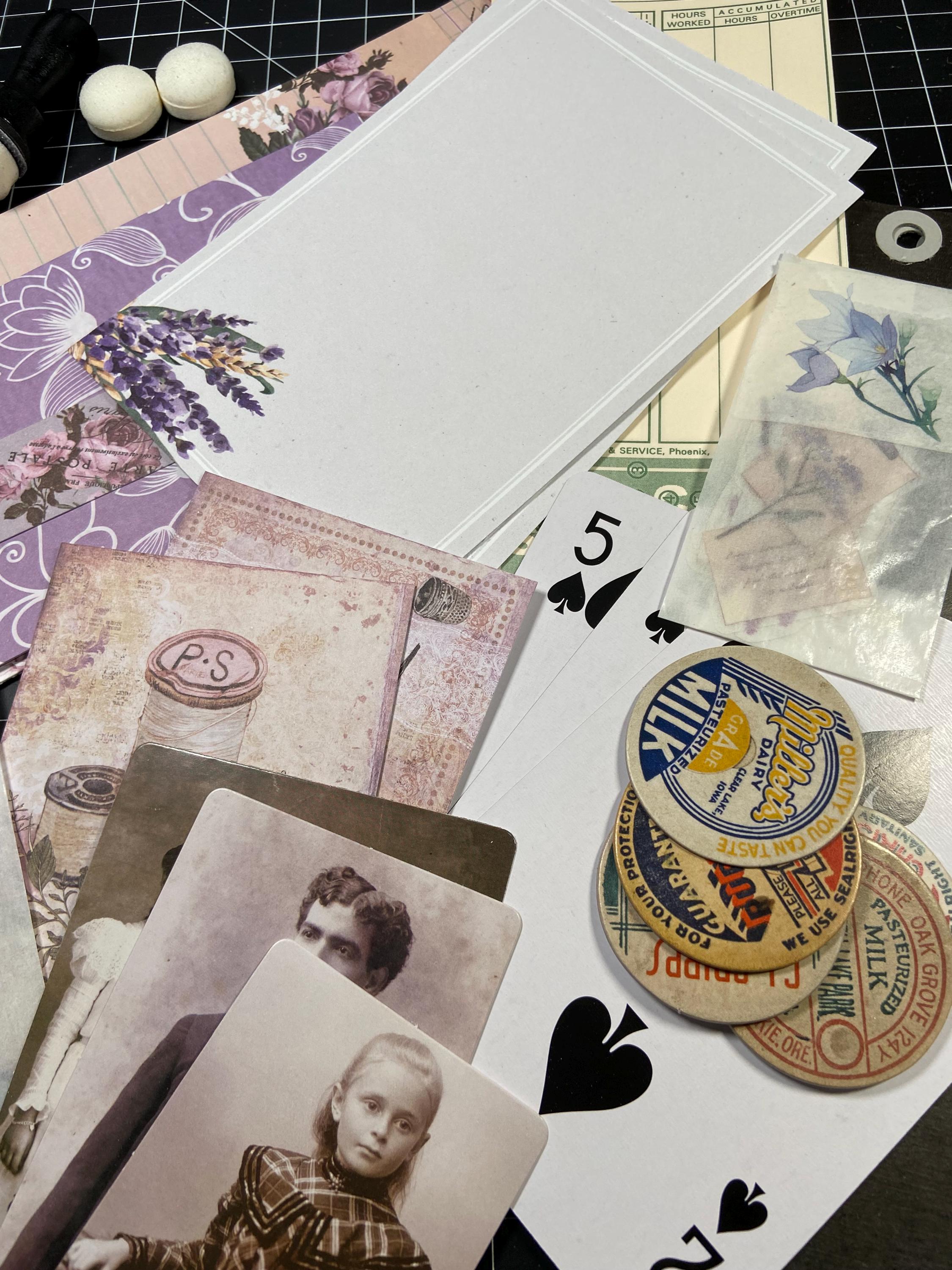 Handmade Journal Kits Books Ephemera - Etsy