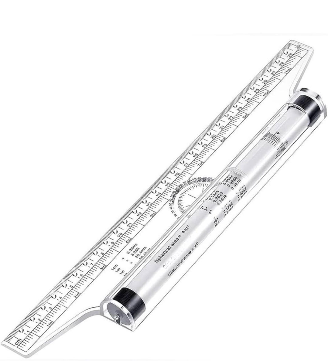 Multi-purpose Drawing Parallel Rolling Ruler, 12 Inch Drawing Design ...