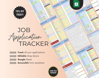 Job Application Tracker For Career Change, Job Interview Tracker For Job Applications, Google Sheet Job Planner, Track My Job Career Switch
