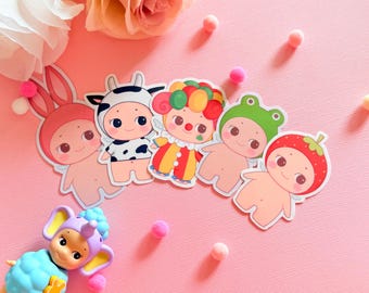 Sonny Baby Angel Mix Collection | Handmade Sticker | Sticker for laptop, bottle, planner, car, phone case | Holographic or matte