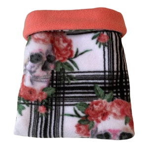 Skulls & Roses Snuggle Sack for Small Pets image 6