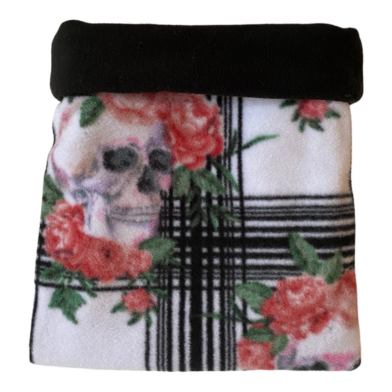 Skulls & Roses Snuggle Sack for Small Pets image 2