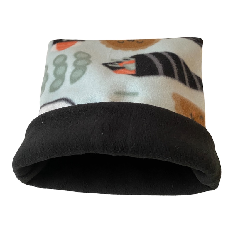 Sushi Snuggle Sack for Small Pets Black