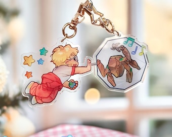Project Hail Mary Grace Rocky kristallmagnetnyckelringar 5 cm // Skickas 25-27 maj