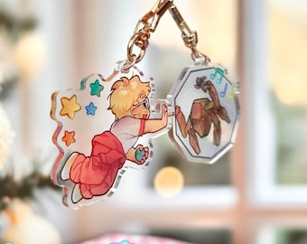 Project Hail Mary Grace Rocky Arcrylic Magnet Keychains Set 2 Inch