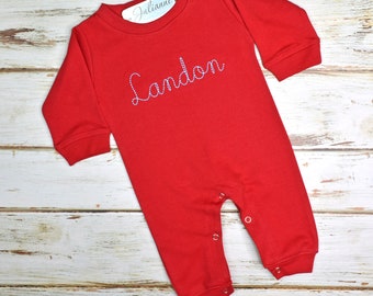 Red Baby Sleeper Etsy