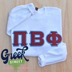 Pi Beta Phi, Pi Phi, Sorority Sweatshirt, Sorority Gift, Pi Phi Letter