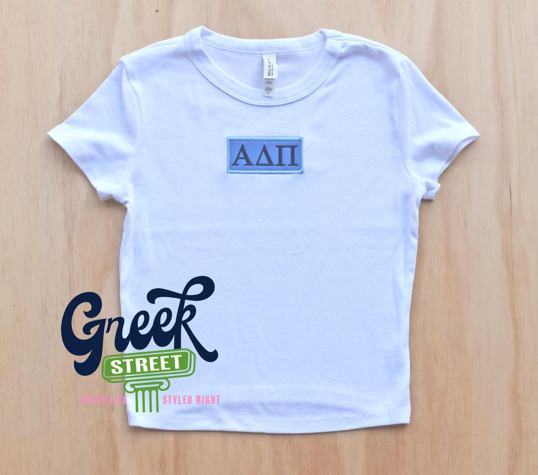 Alpha Delta Pi, Adpi, Sorority Patch Babydoll Tee, Sorority Gift, Adpi ...
