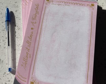 Fairytale notepad - book lovers to-do list paper pad