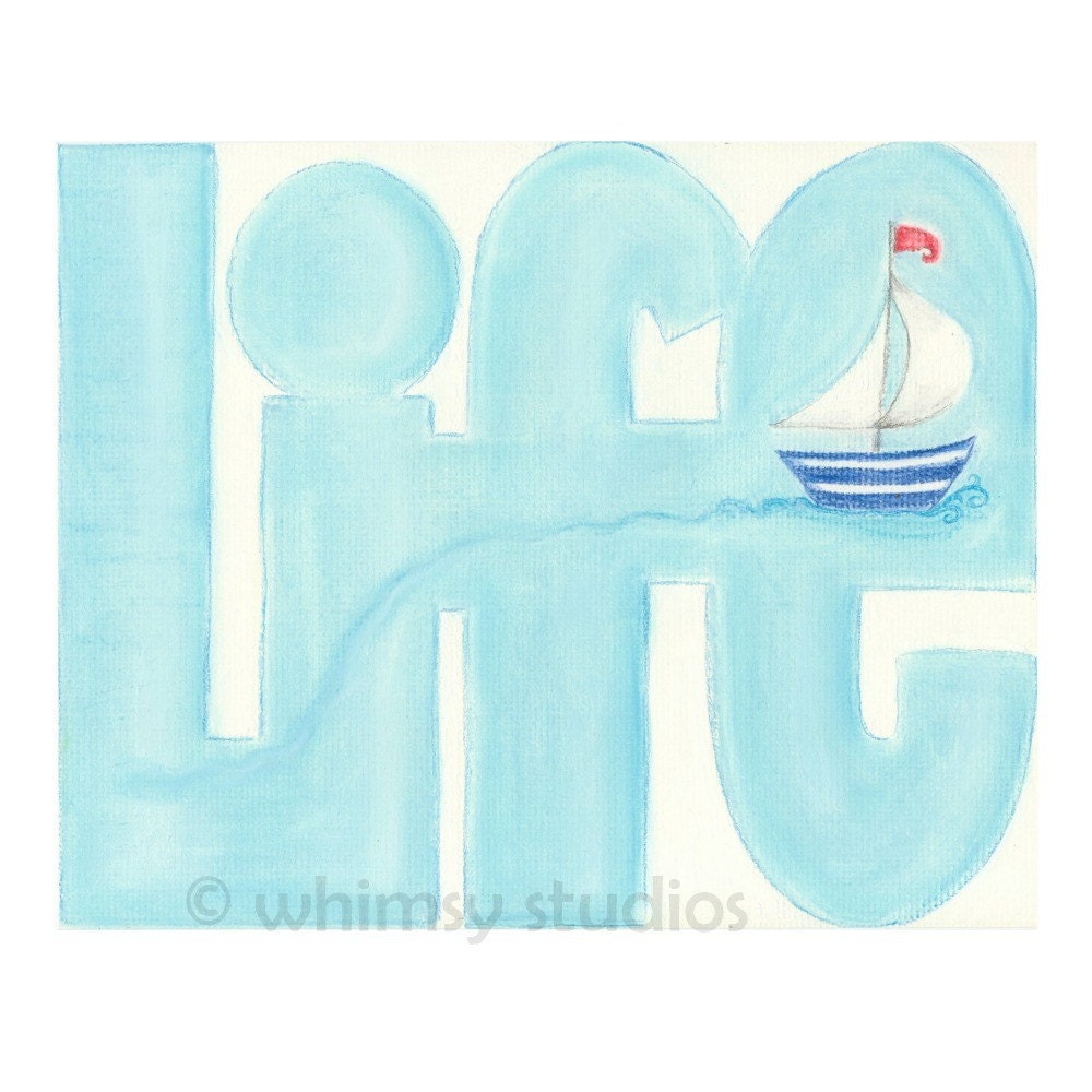 Sailing through life Etsy