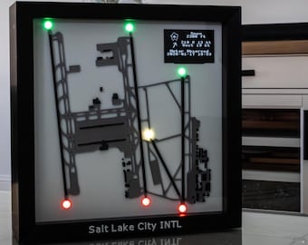Runway Sense- Custom Airport Runway Weather Map – Live METAR Display, Pilot Gift