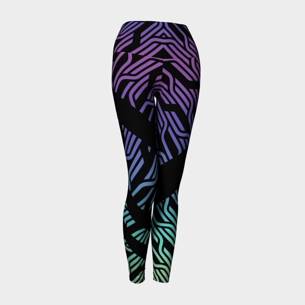 Geometrix - Cable Pastel Ombre Yoga Leggings