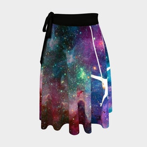 Aerial Stars Rainbow Wrap Skirt