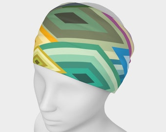 Face Mask/Covering - Geometrix - Diamondine Headband