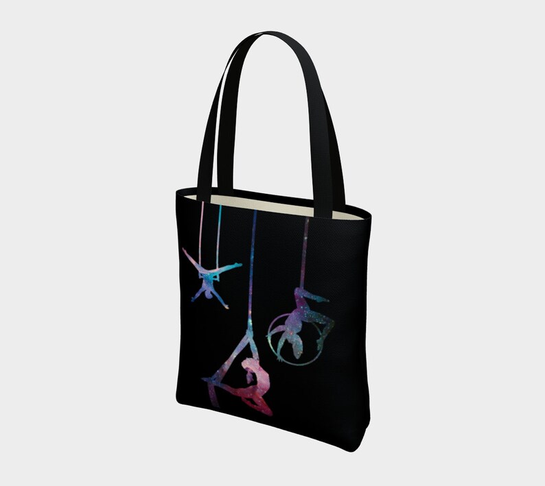 Aerial Stars Canvas Tote Bag for Books, Groceries, Aerials, Dance, and ...