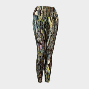 Tree Bark Yoga Leggings image 1