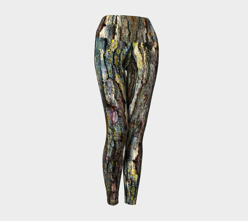 Tree Bark Yoga Leggings image 1